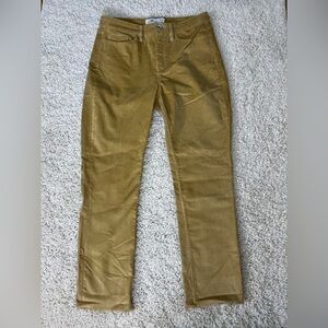 Women’s Size 28 Vineyard Vines Tan Corduroy Pants NWT